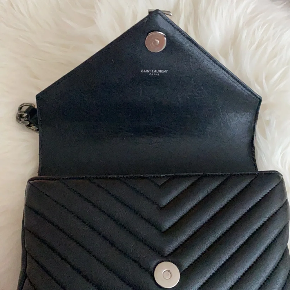 SAINT LAURENT COLLEGE MEDIUM IN QUILTED LEATHER